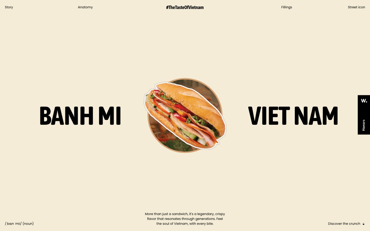 Сайт Bánh Mì Vietnam