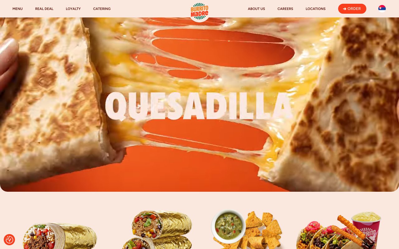 Burrito Madre torynyň saýty