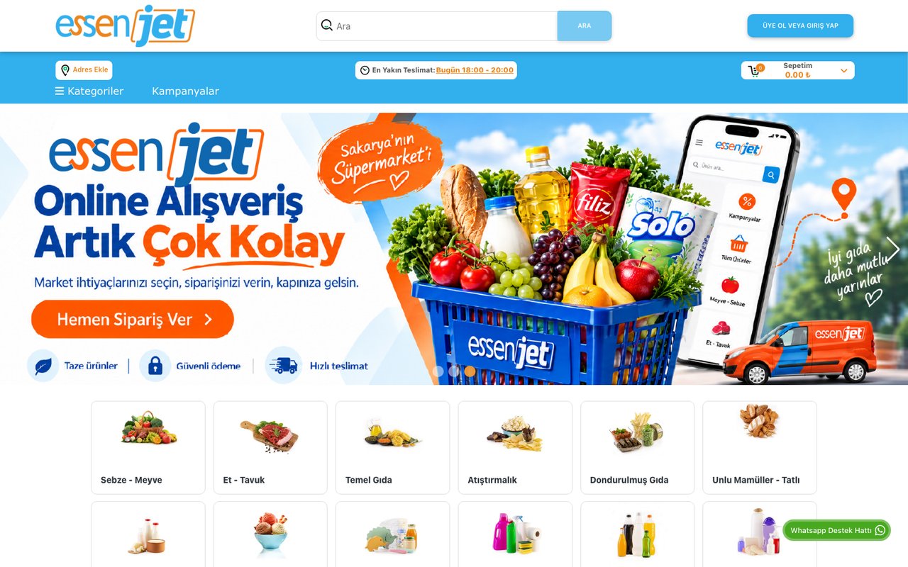 Essen JET onlaýn dükany