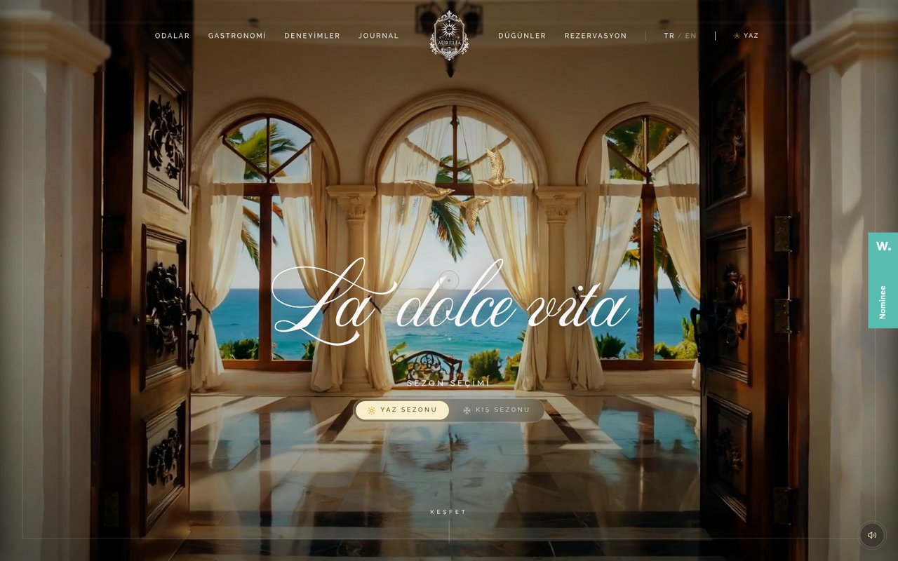 Сайт отеля Villa Aurelia
