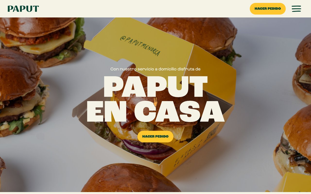 Сайт Paput Menorca
