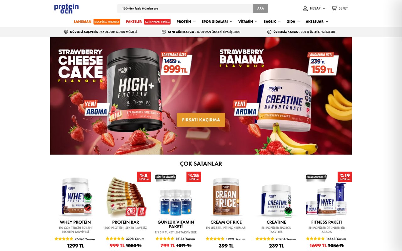 Proteinocean onlaýn dükany